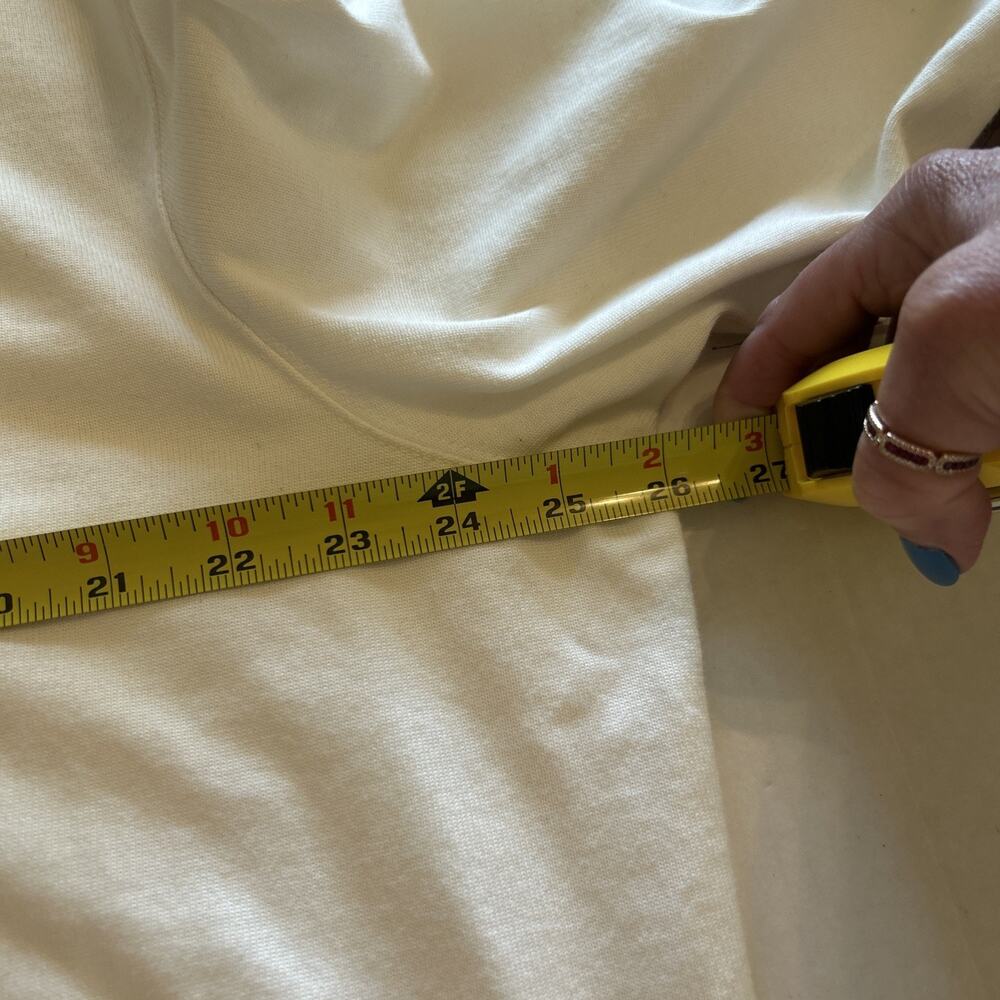 Vtg Ralph Lauren POLO full-zip LOGO White sweatshirt Contrast Trim Men’s Sz XL - Picture 9 of 13